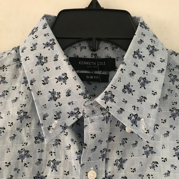 Kenneth Cole Floral Button-Up Shirt (NWT) - Picture 5 of 14